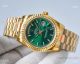 Swiss Replica Rolex Day-date 36mm Swiss 2836 Watch Olive Green Fluted Bezel (2)_th.jpg